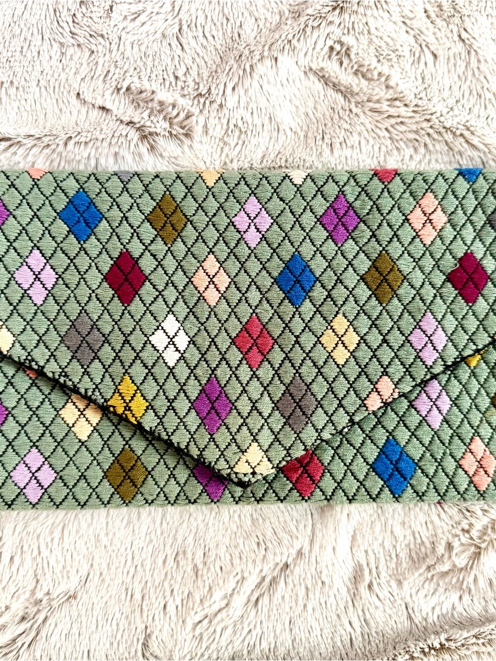 Rare Chamuchic Artisan Handwoven Envelope Clutch